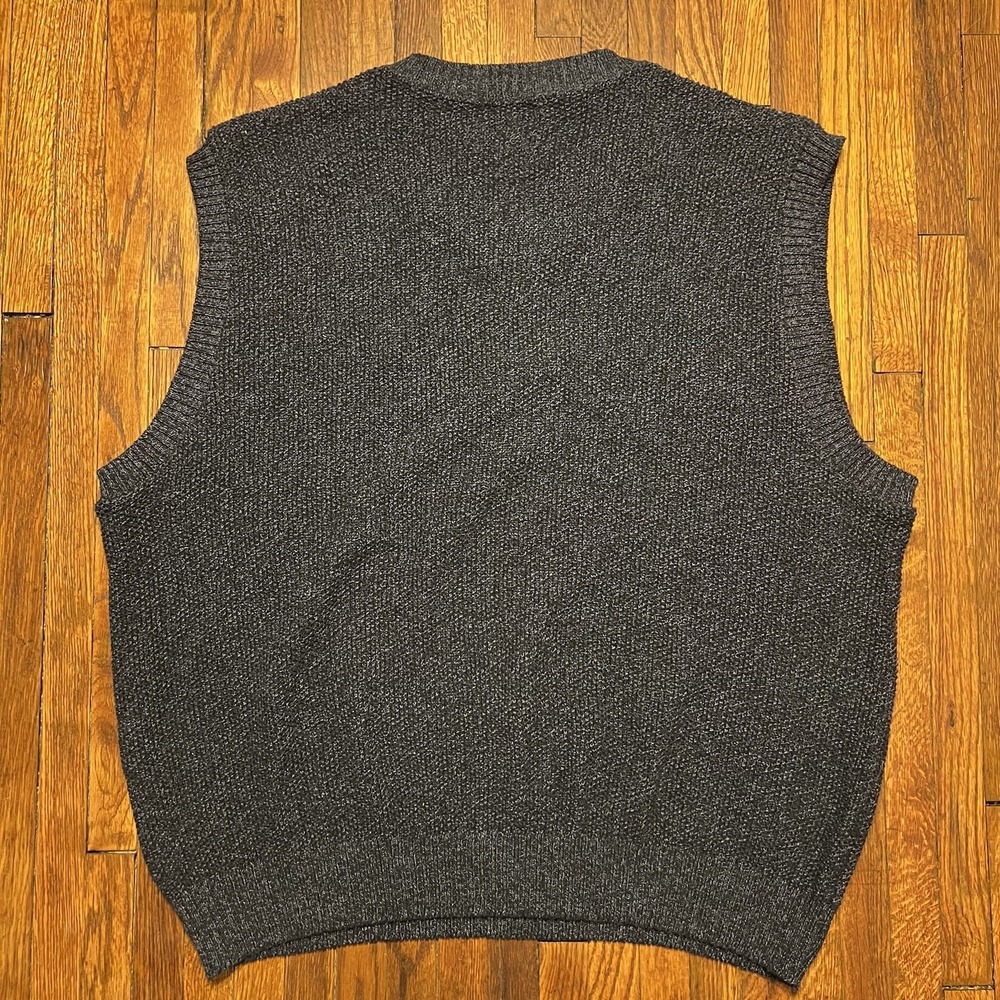 Woolrich Men's Sweater Vest Size XL Cotton/Acrylic EUC V Neck - Picture 6 of 9